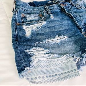 AE Vintage Hi-Rise Festival Jean Shorts